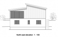 North east elevation 1:100